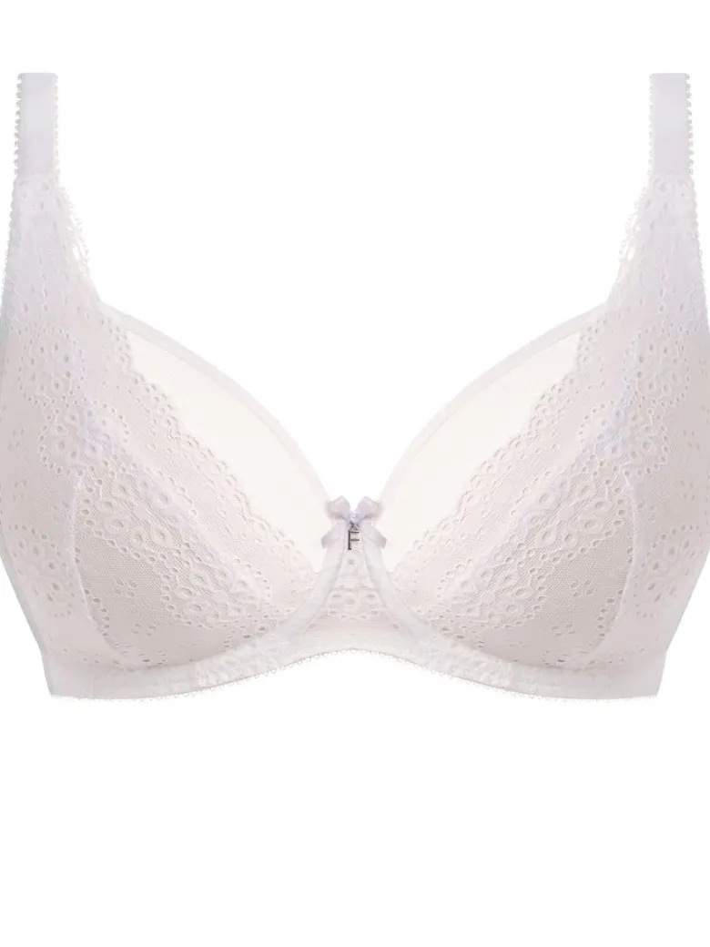 Sujetador sin relleno Freya Posie High Apex White