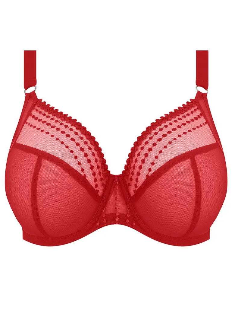 Sujetador sin relleno y con aros Elomi Matilda Plunge EL8900 Rojo