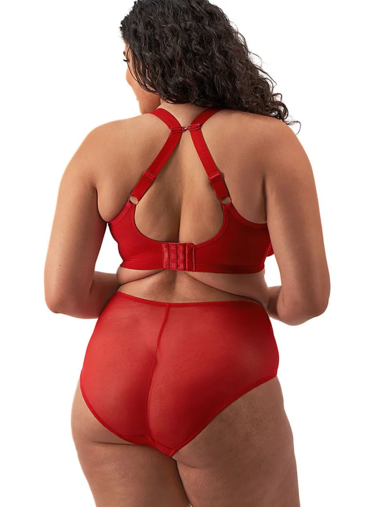 Sujetador sin relleno y con aros Elomi Matilda Plunge EL8900 Rojo