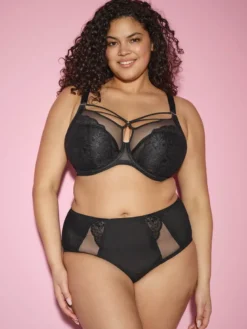 Sujetador sin relleno y con aros Elomi Brianna Plunge EL8080 Negro