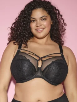 Sujetador sin relleno y con aros Elomi Brianna Plunge EL8080 Negro