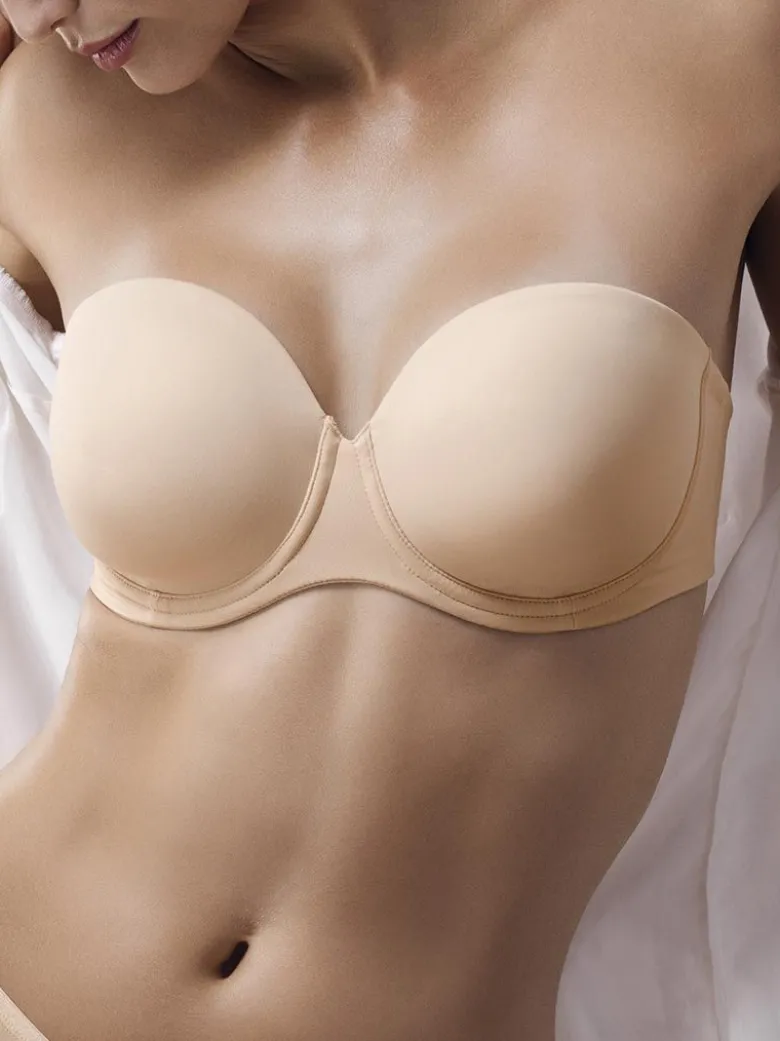 Sujetador sin tirantes Rosa Faia Padded Basic 5640