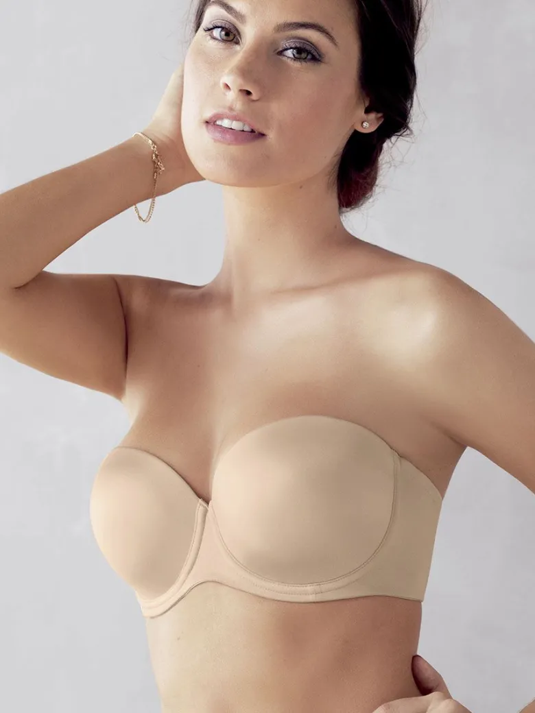 Sujetador sin tirantes Rosa Faia Padded Basic 5640