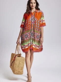 Vestido camisero David Flora DB24071