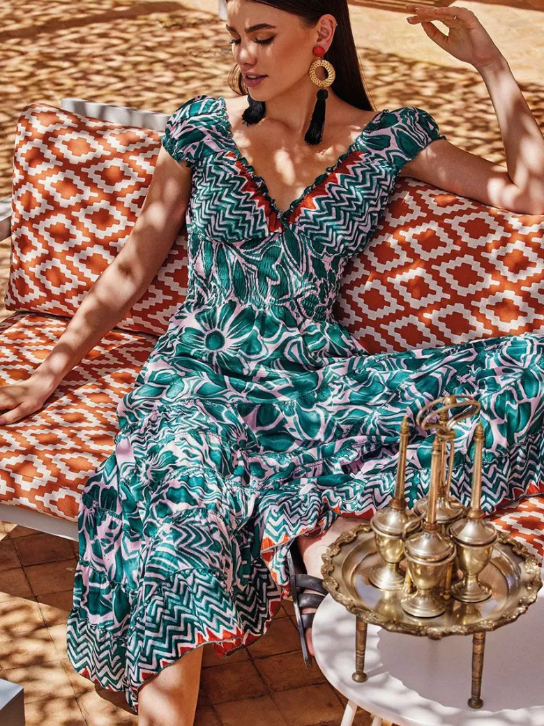Vestido Playa David St. Barth DB24115